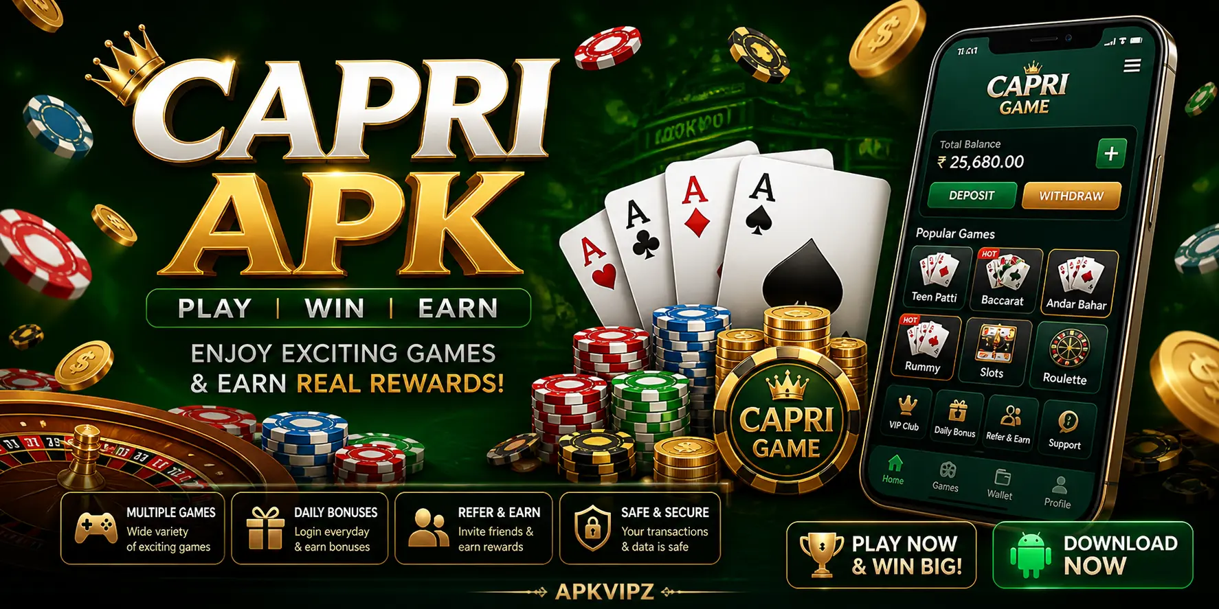 Capri Game Login